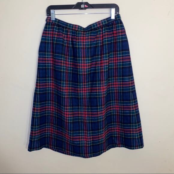 VNTG PENDLETON Authentic Allison Tartan skirt 31 - Picture 3 of 5